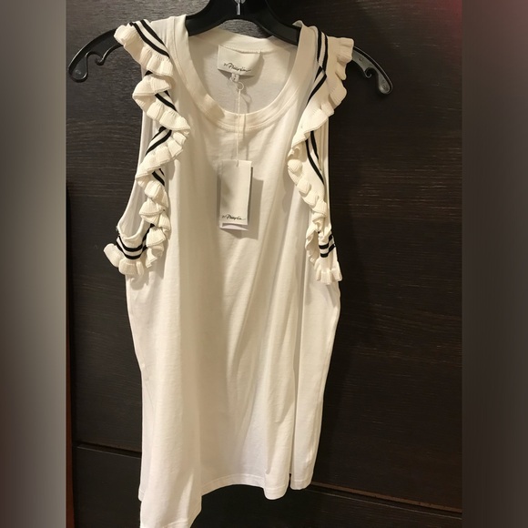 3.1 Phillip Lim Scoop Neck Sleeveless Top - Picture 1 of 5